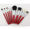 2014 new Protable 9 pieces per set super Soft Synthetic Hair makeup tools kit Cosmetic Beauty Makeup Brush